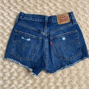 Levi's 501 Waist 24 Original high-rise women denim cutoff shorts